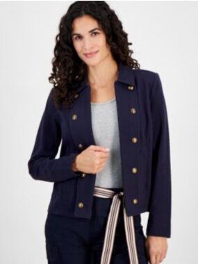 Nautica Women's open-front Captain's jacket navy size PS
